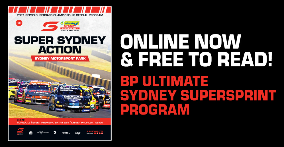 ONLINE NOW: BP Ultimate Sydney SuperSprint program